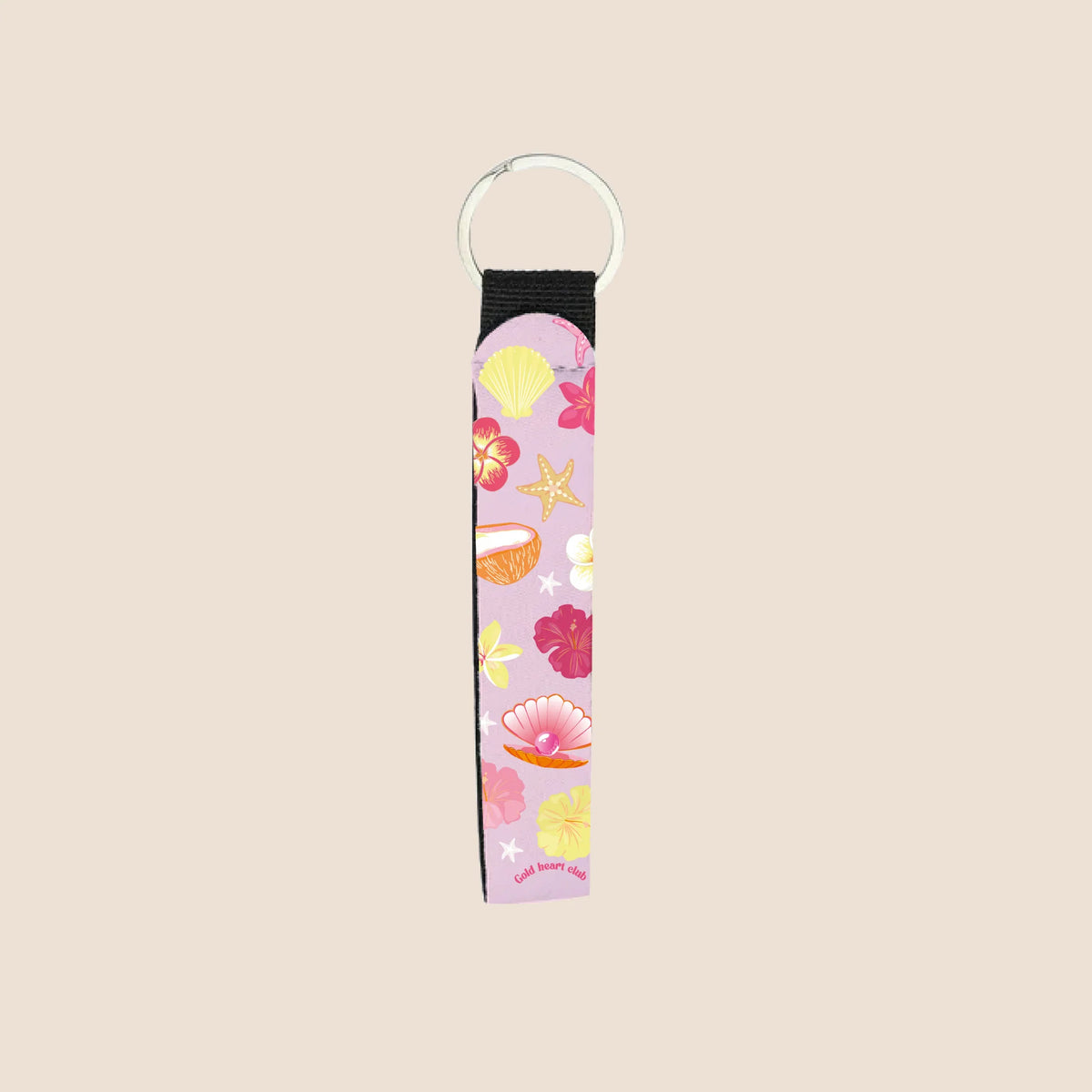 Porte-clé de poignet - Gold Heart Club
