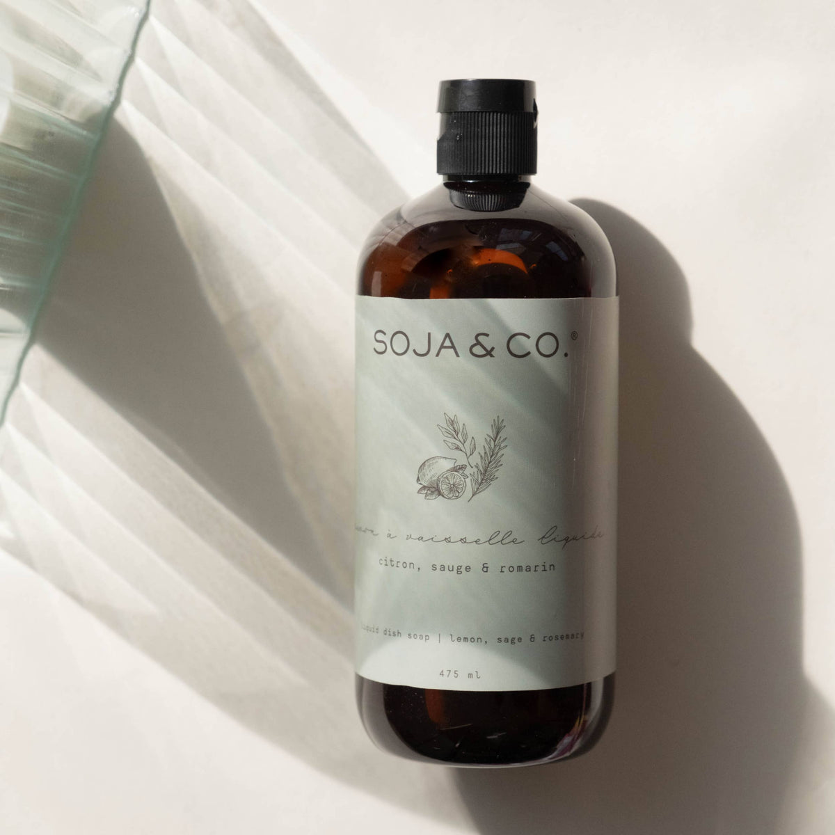 Savon liquide pour la vaisselle | Citron, Sauge & Romarin