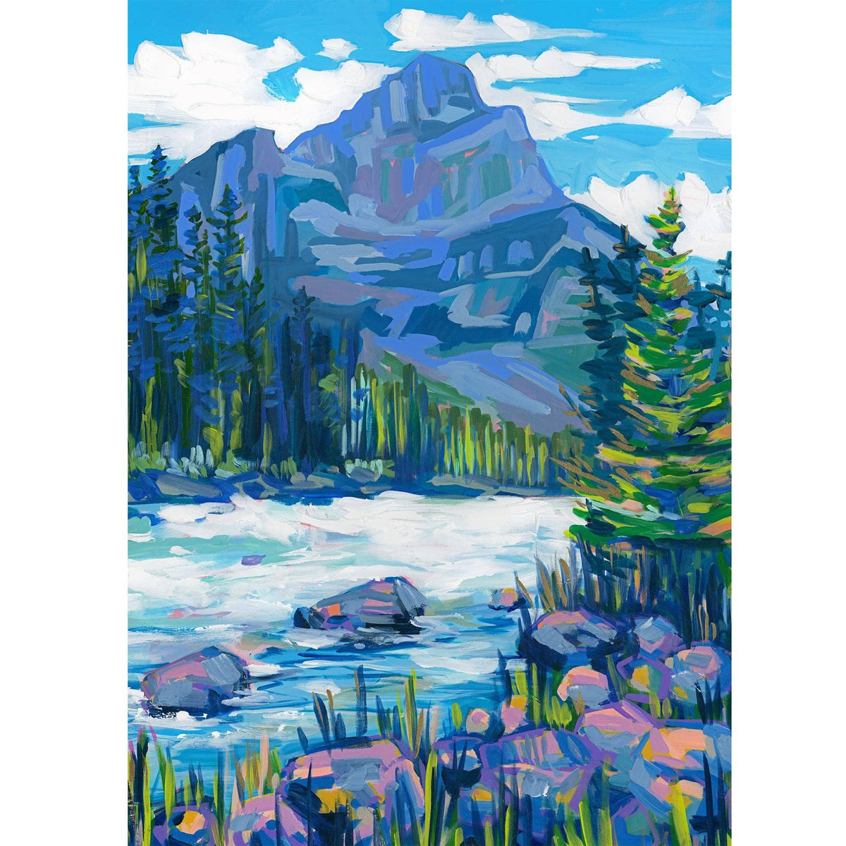 Kicking Horse Mountain | Puzzle de 500 pièces pour adultes | Conçu au Canada par Amy Dixon