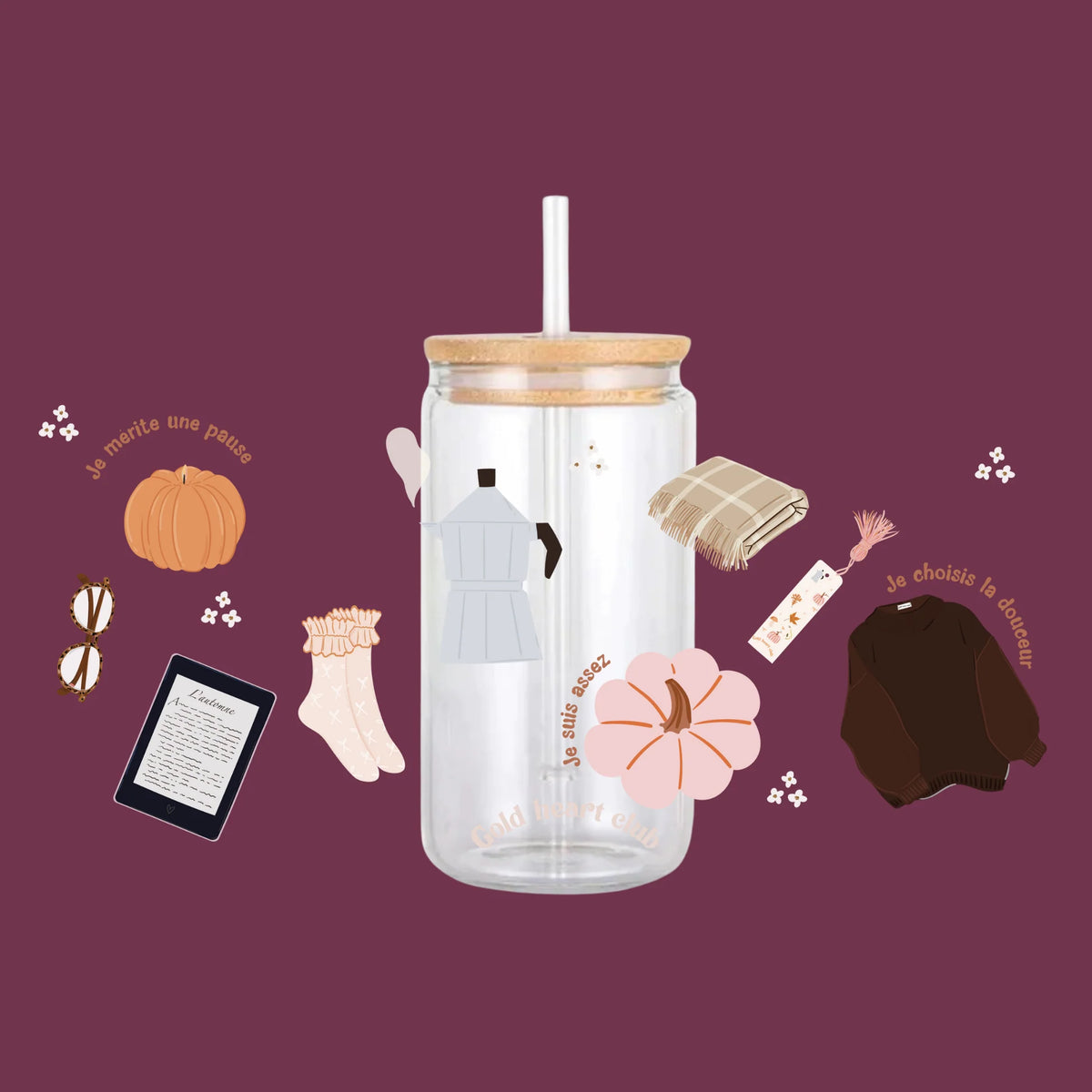 Verres et tasses  - Gold Heart Club