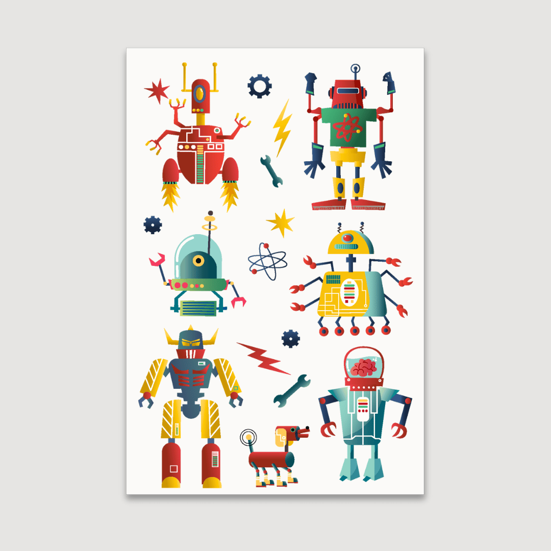 The Robots - Tatouages temporaires