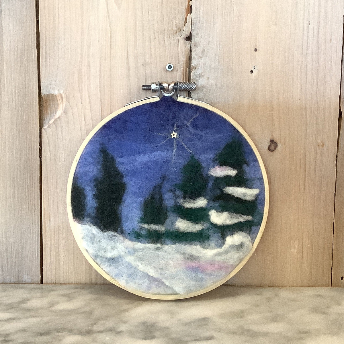 Oeuvres feutrées de Noël/hiver