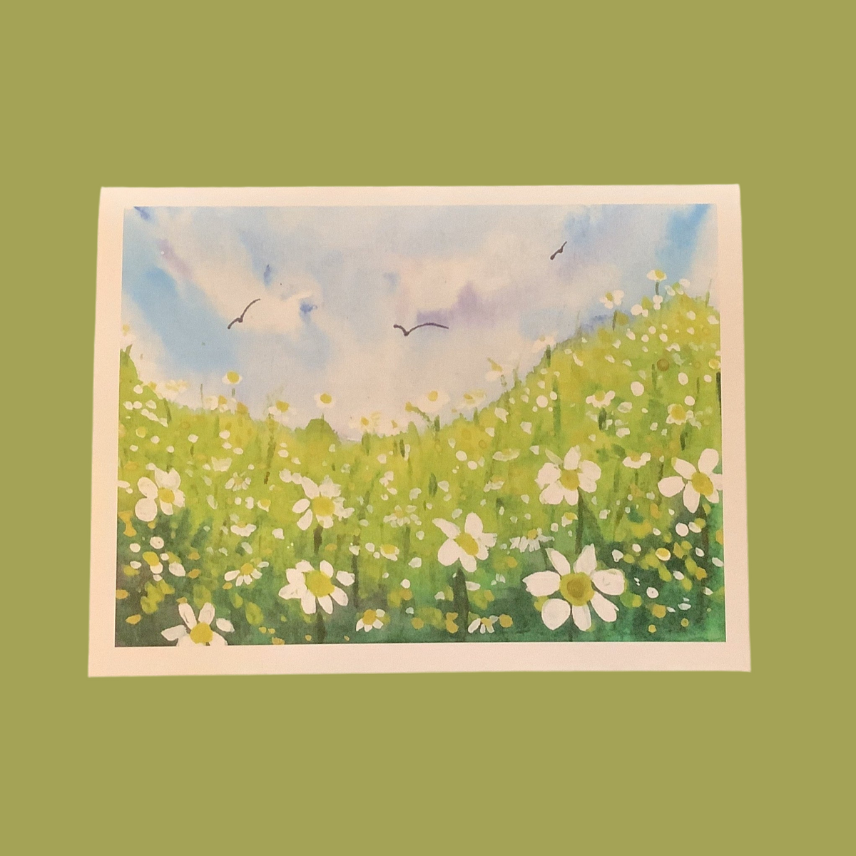 Cartes de souhaits aquarelle