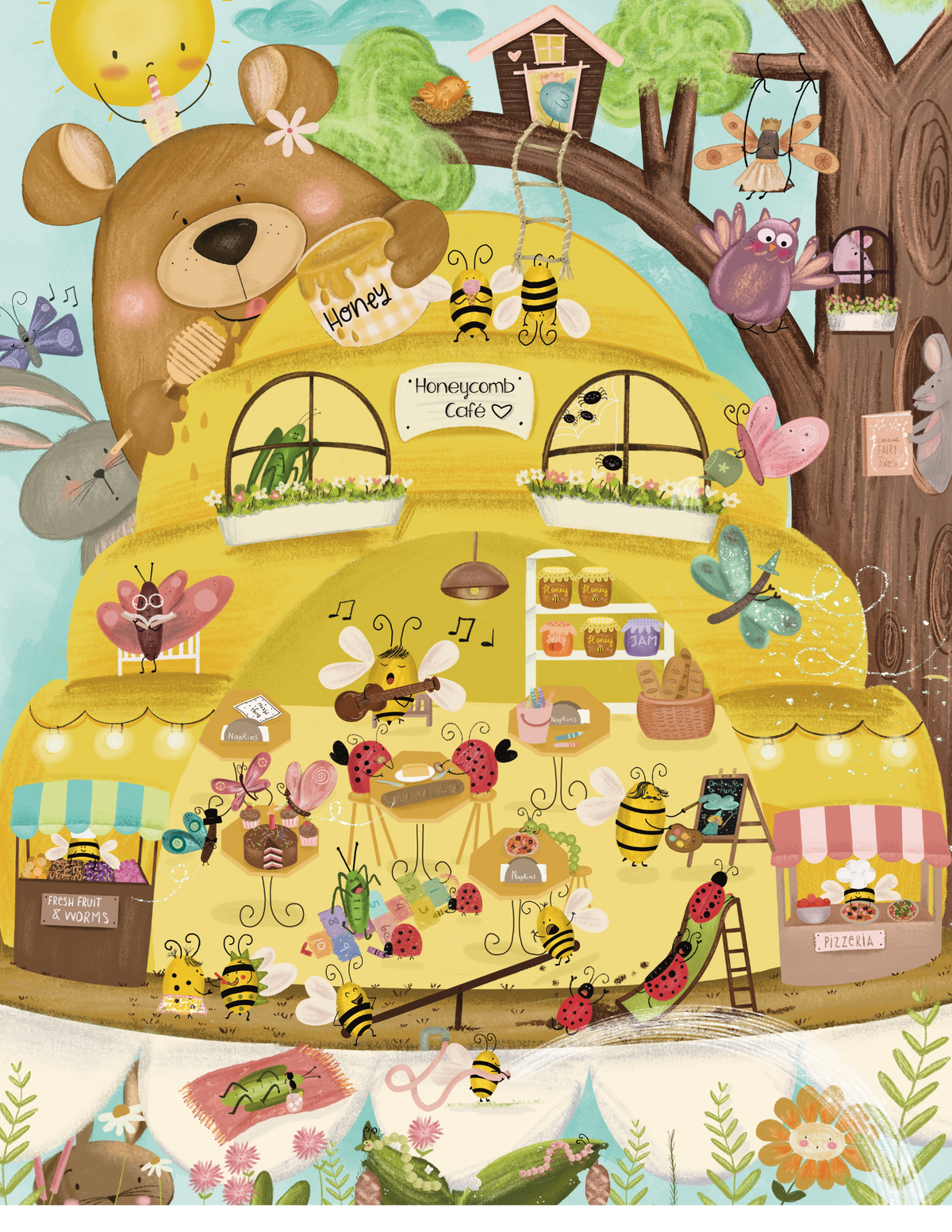 Puzzle de 200 pièces Café Honeycomb