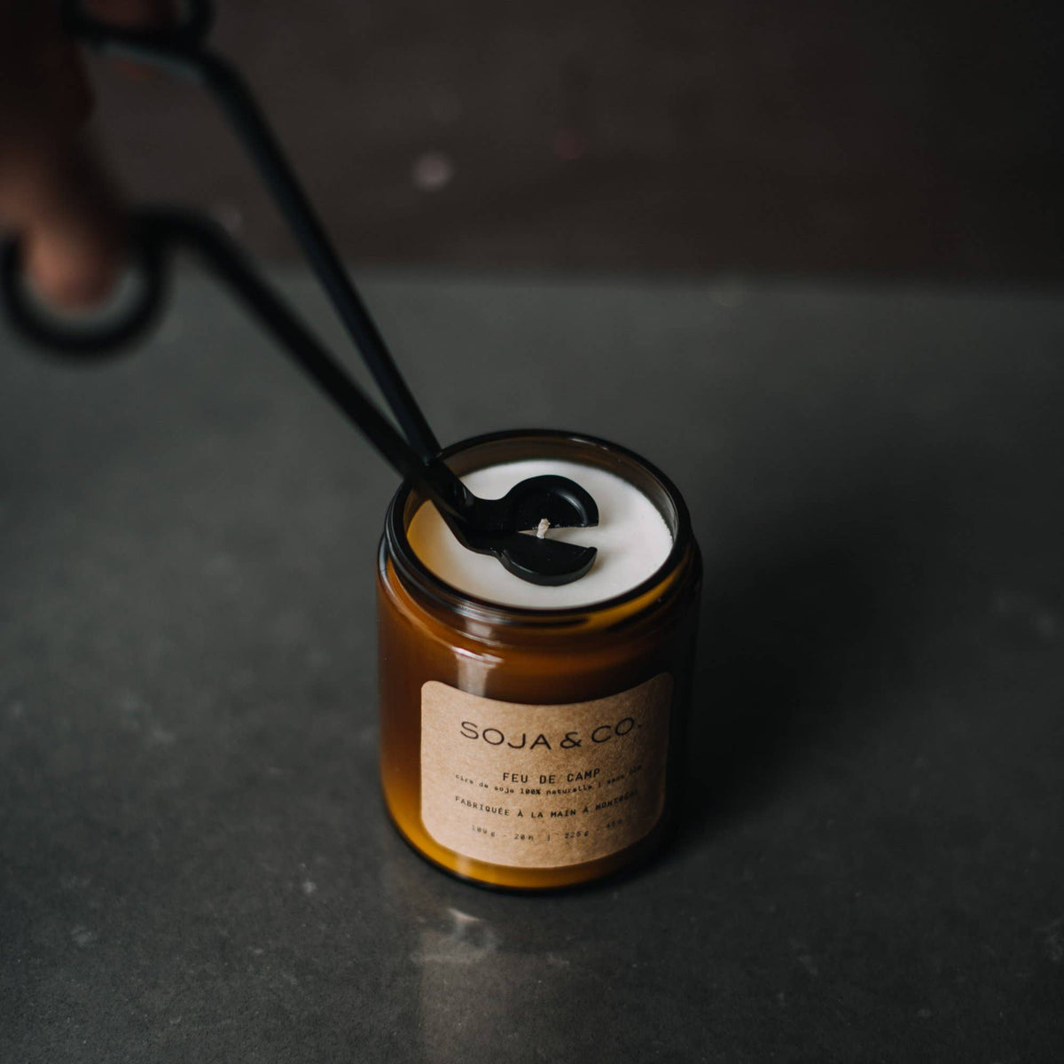 Coupe-mèche | Noir mat