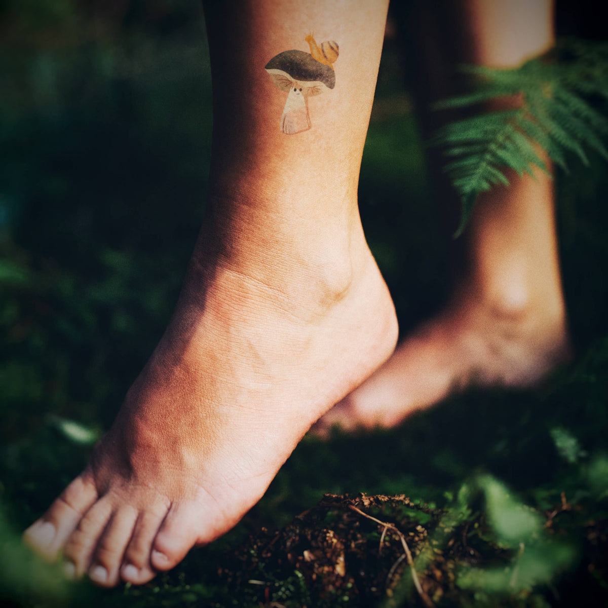 Tatouage temporaire Les Champignons