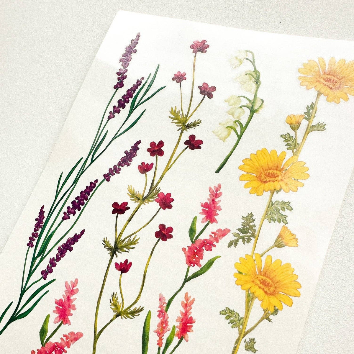 Les délicates fleurs- tatouages temporaires