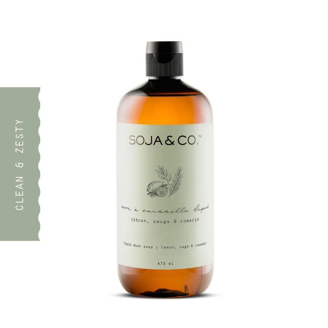 Savon liquide pour la vaisselle | Citron, Sauge & Romarin