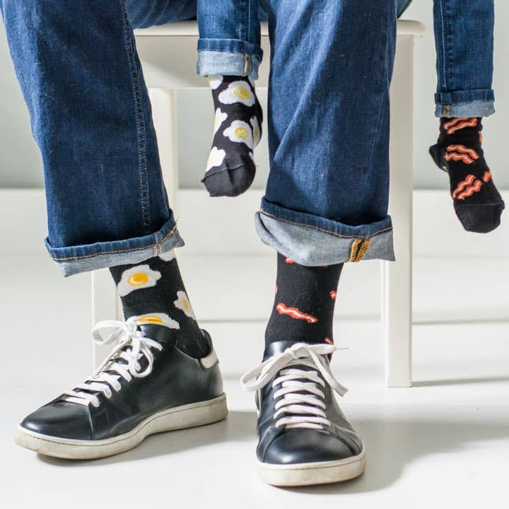 Chaussettes Bacon & Œufs pour Hommes