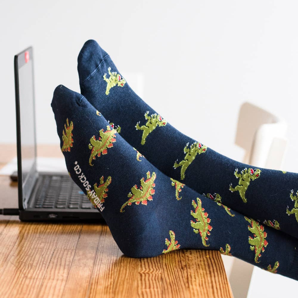 Chaussettes pour homme avec dinosaures