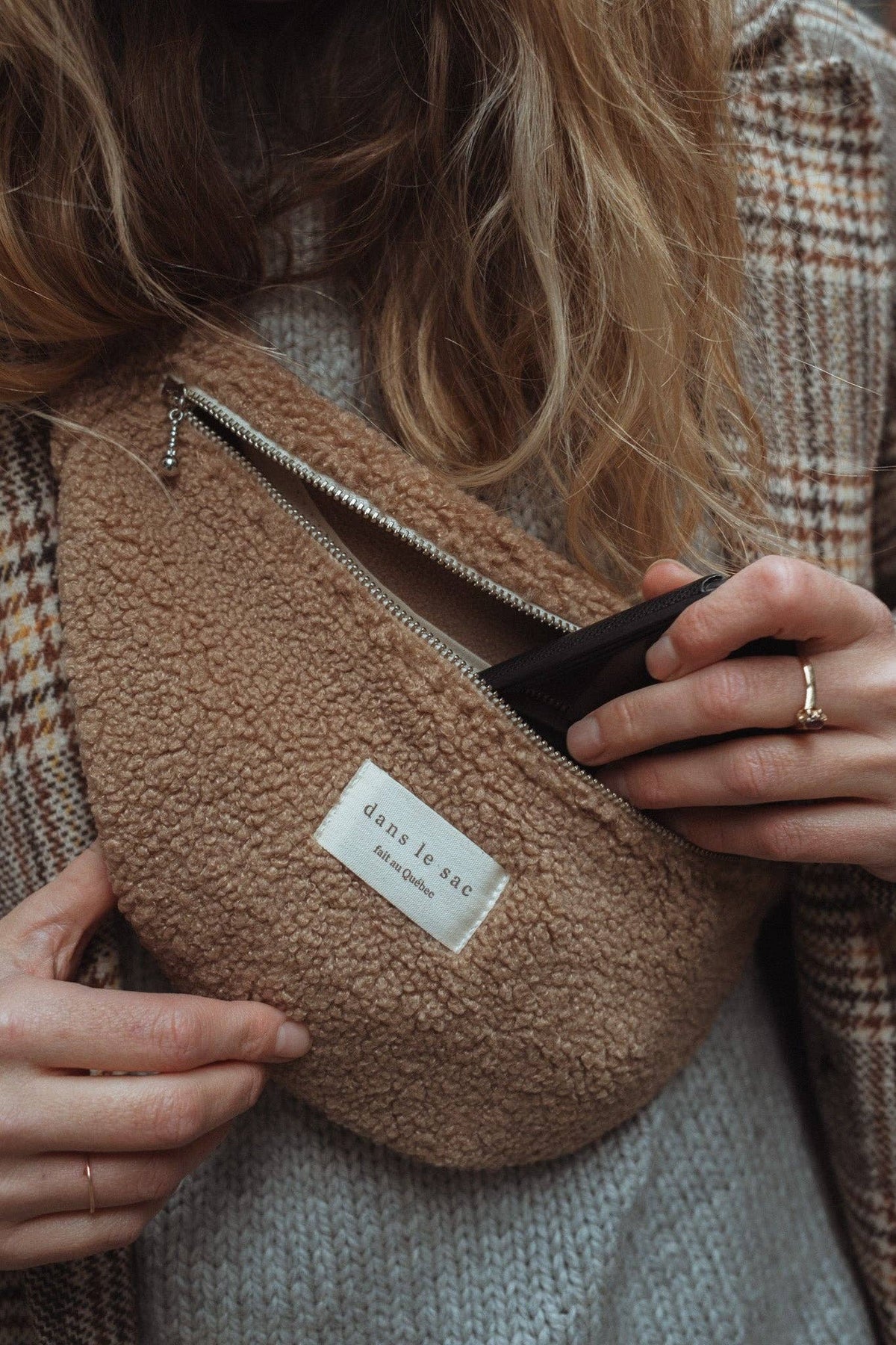 Sac banane en sherpa