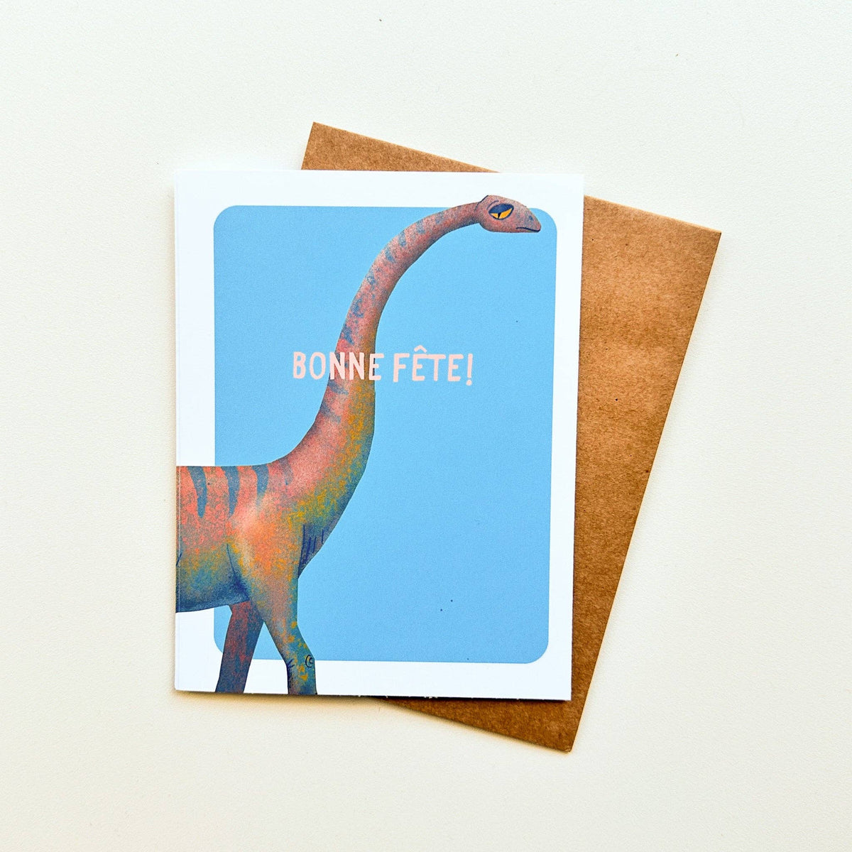 Carte de voeux - Le dino