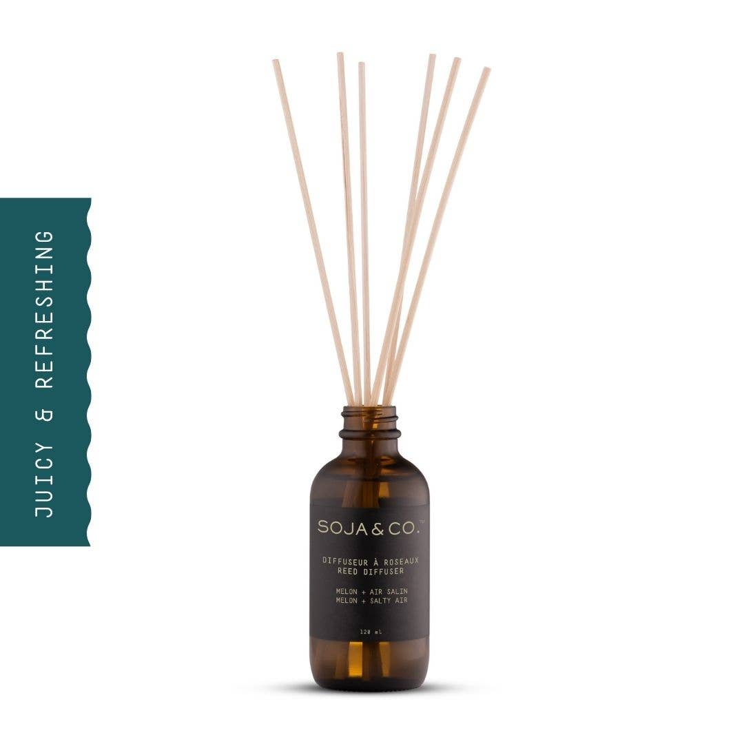Diffuseur à roseaux | Melon + Air salin