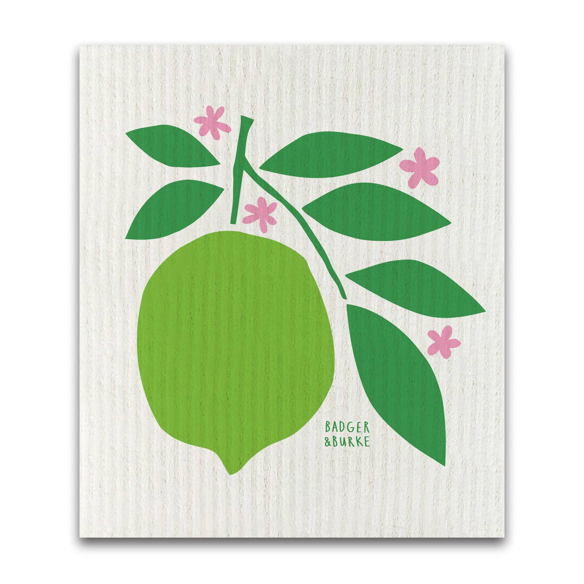 Chiffon éponge lime / Lavette suédoise