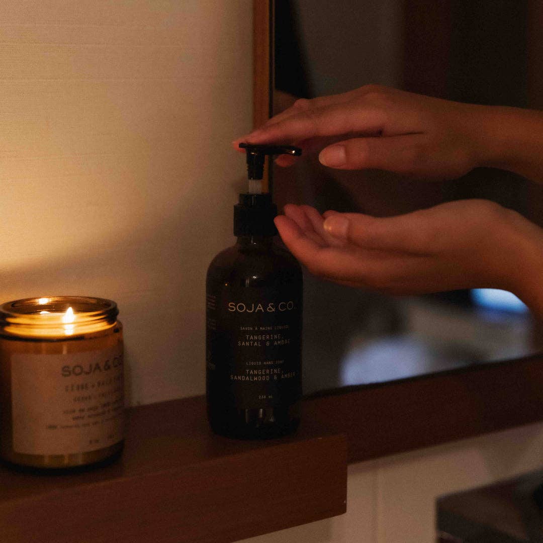 Savon à mains | Tangerine, Bois de santal et Ambre