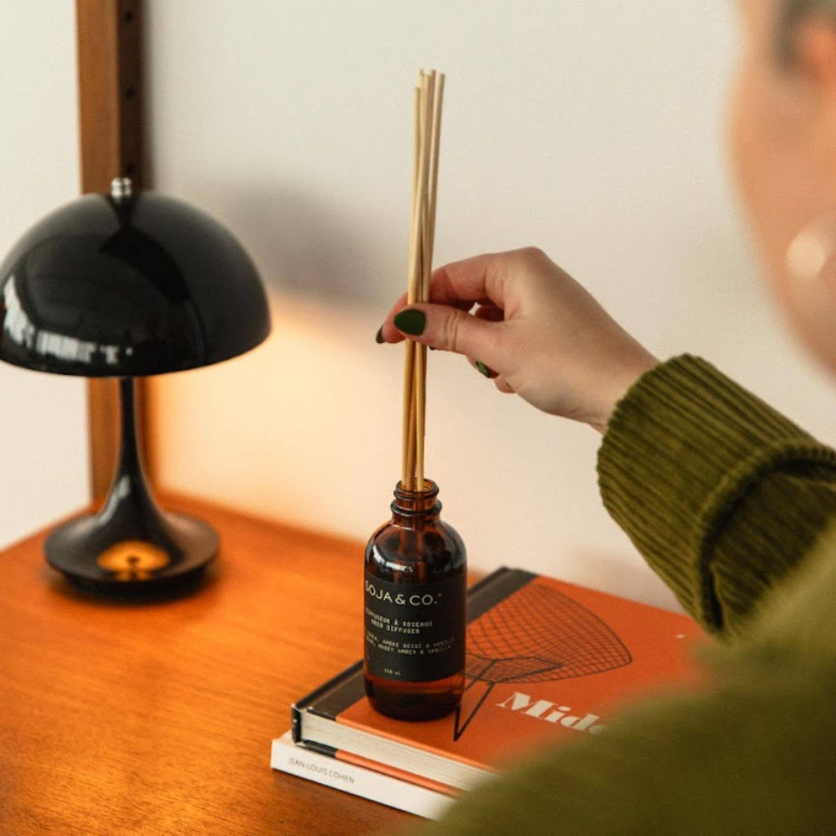 Diffuseur à roseaux | Fève de tonka, Ambre boisé & Vanille