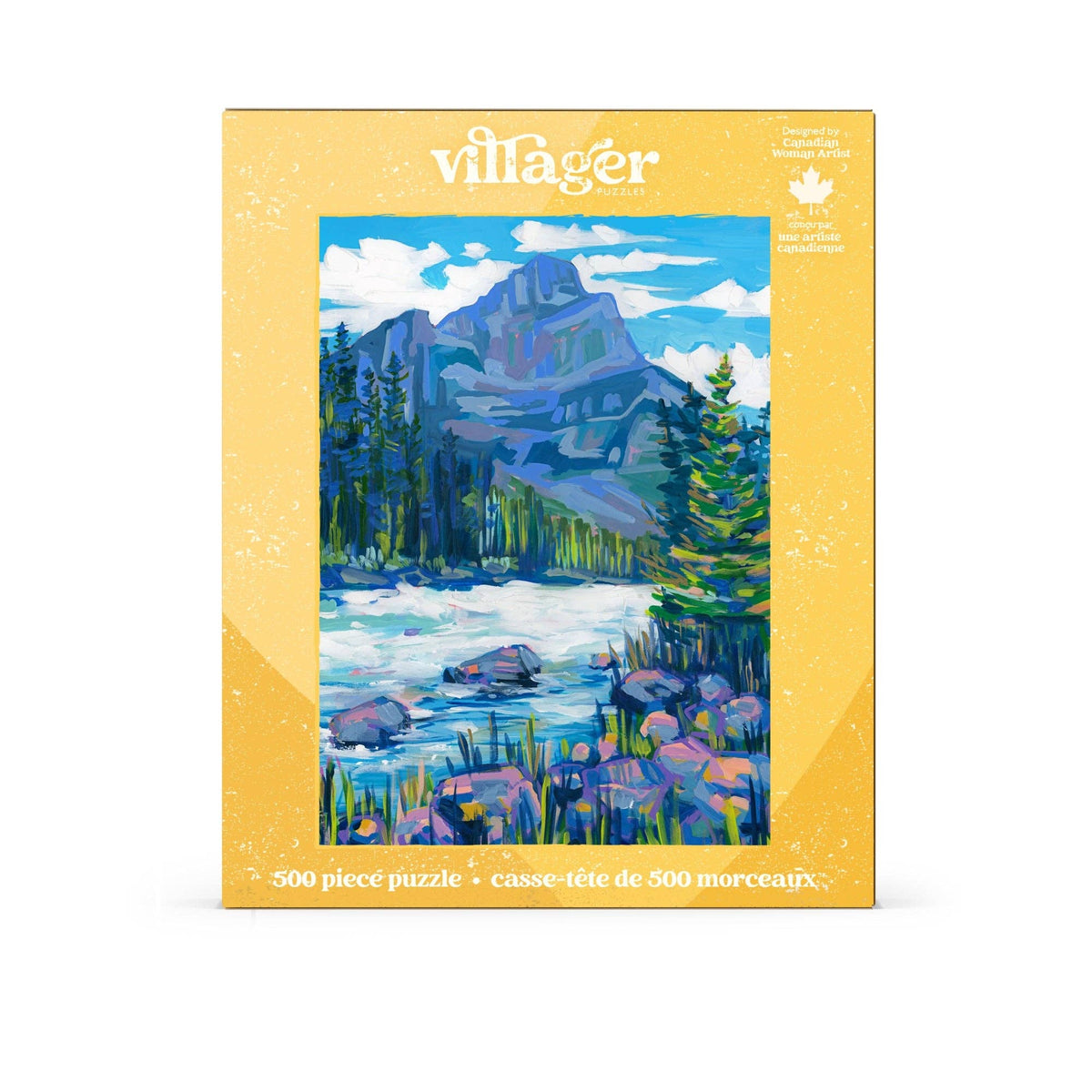 Kicking Horse Mountain | Puzzle de 500 pièces pour adultes | Conçu au Canada par Amy Dixon