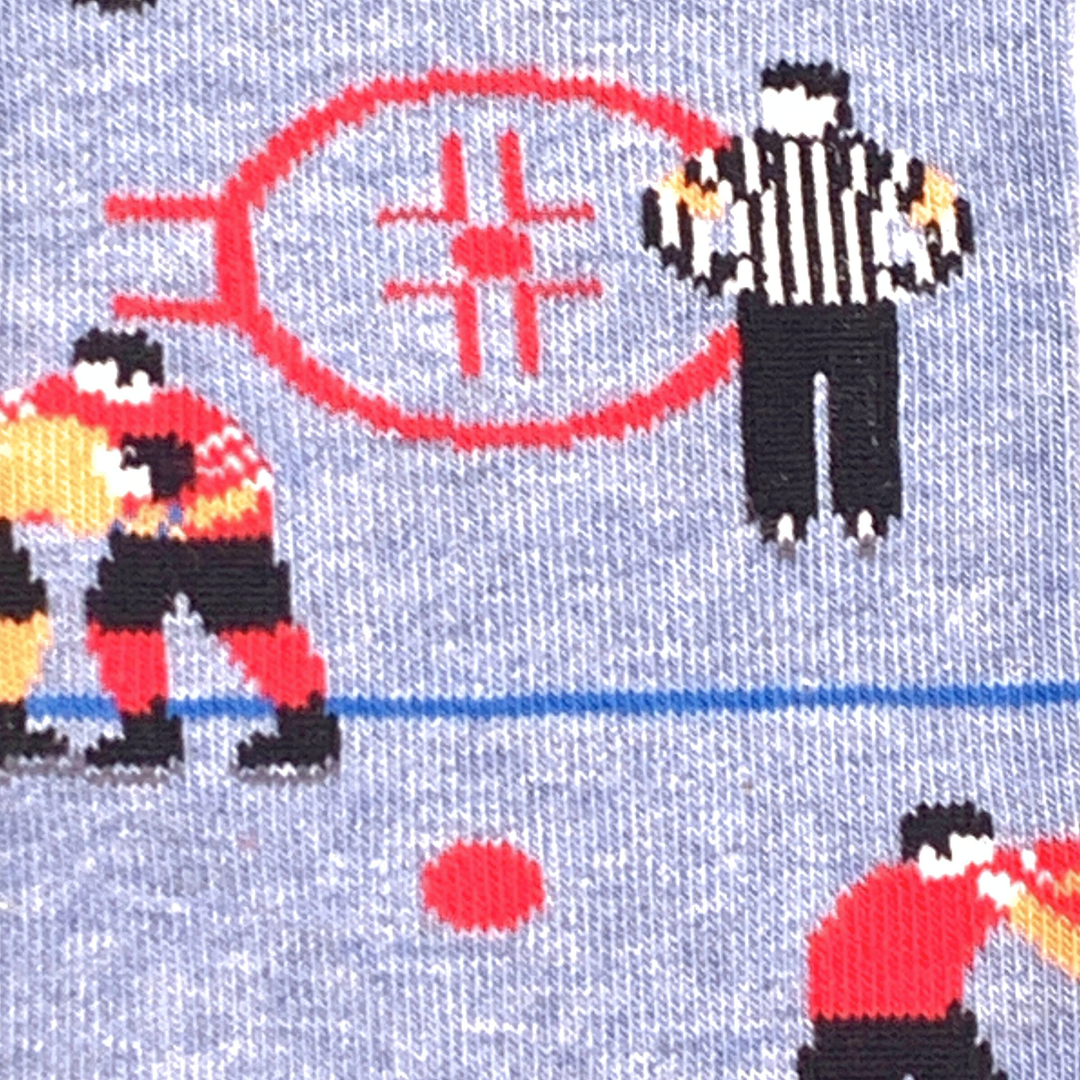 Chaussettes Scènes de Hockey Drôles pour Hommes