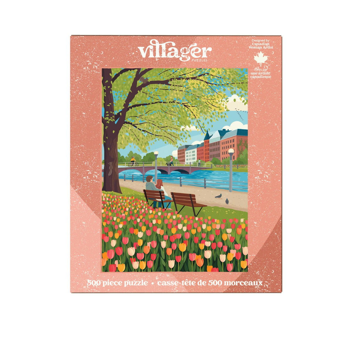 Saison des tulipes | Puzzle de 500 pièces | Conçu au Canada