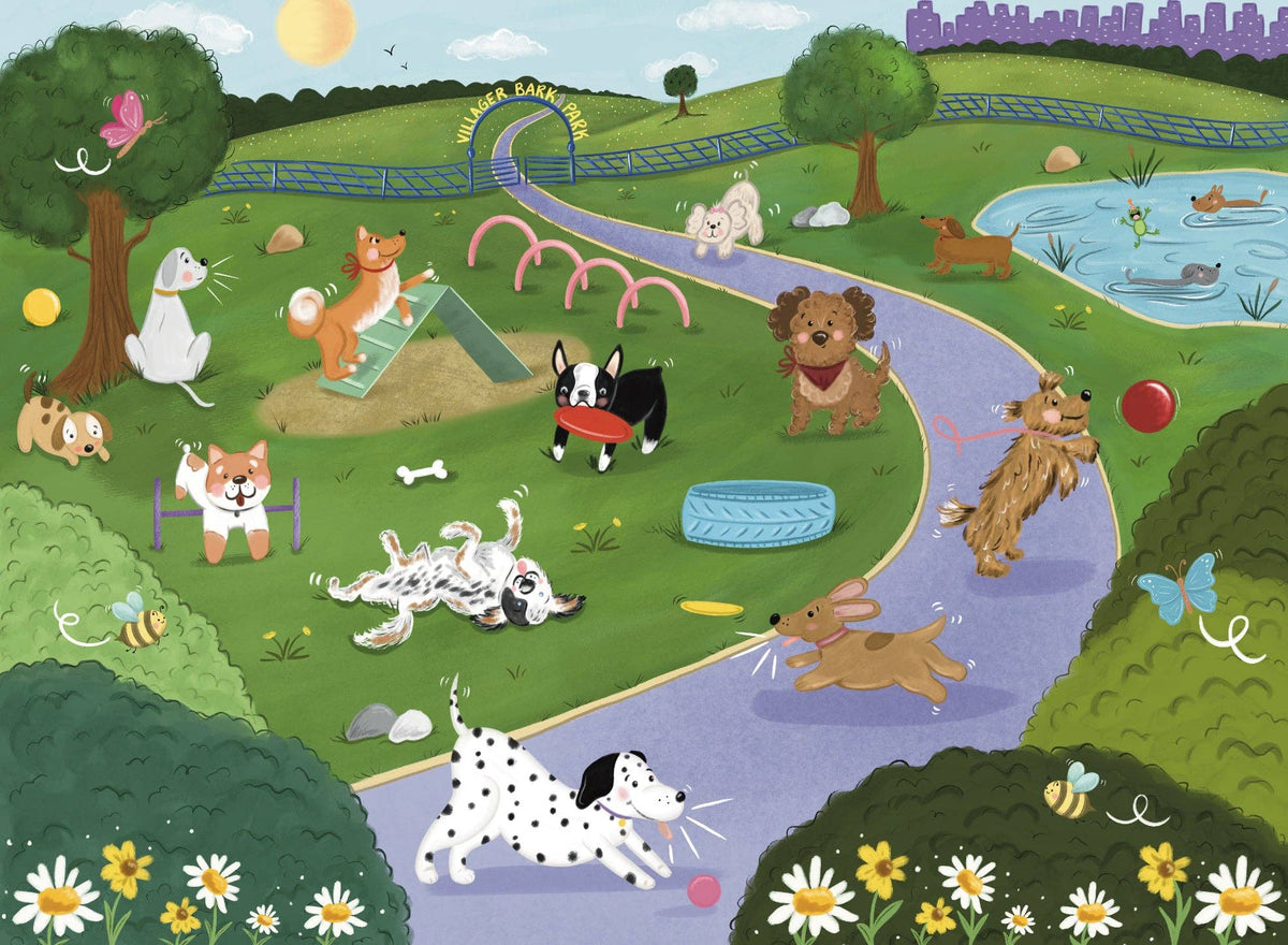 Parc pour chiens | Puzzle de 250 pièces |