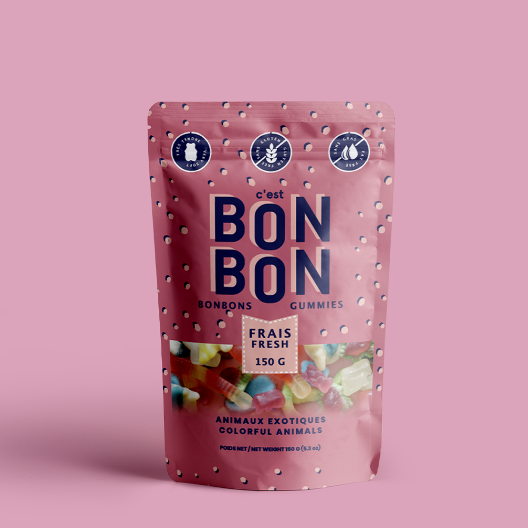 Animaux colorés - Bonbons gélifiés