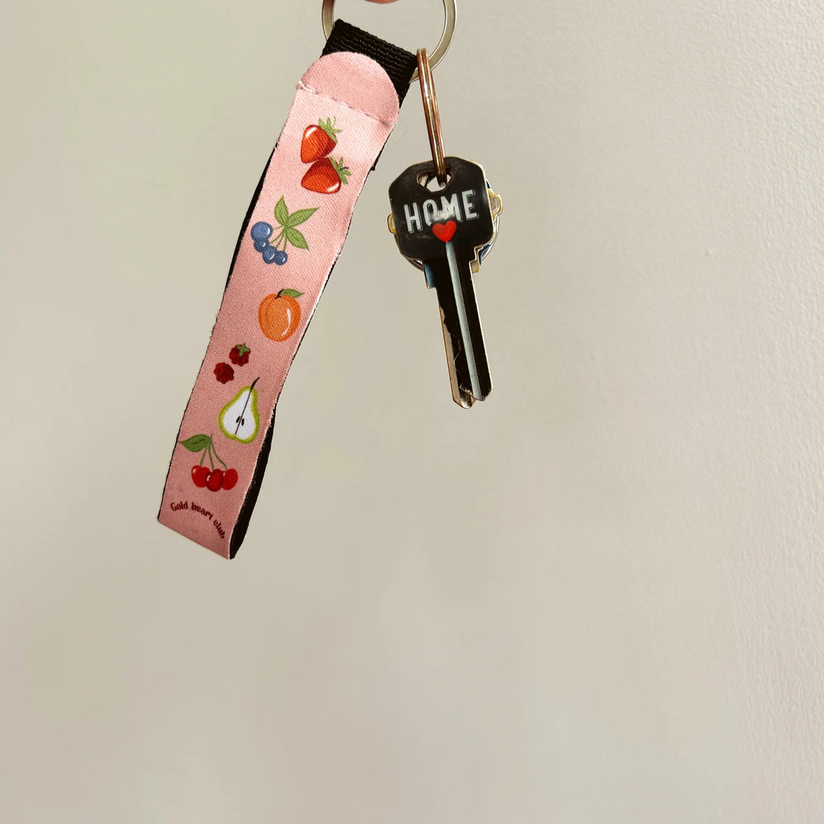 Porte-clé de poignet - Gold Heart Club