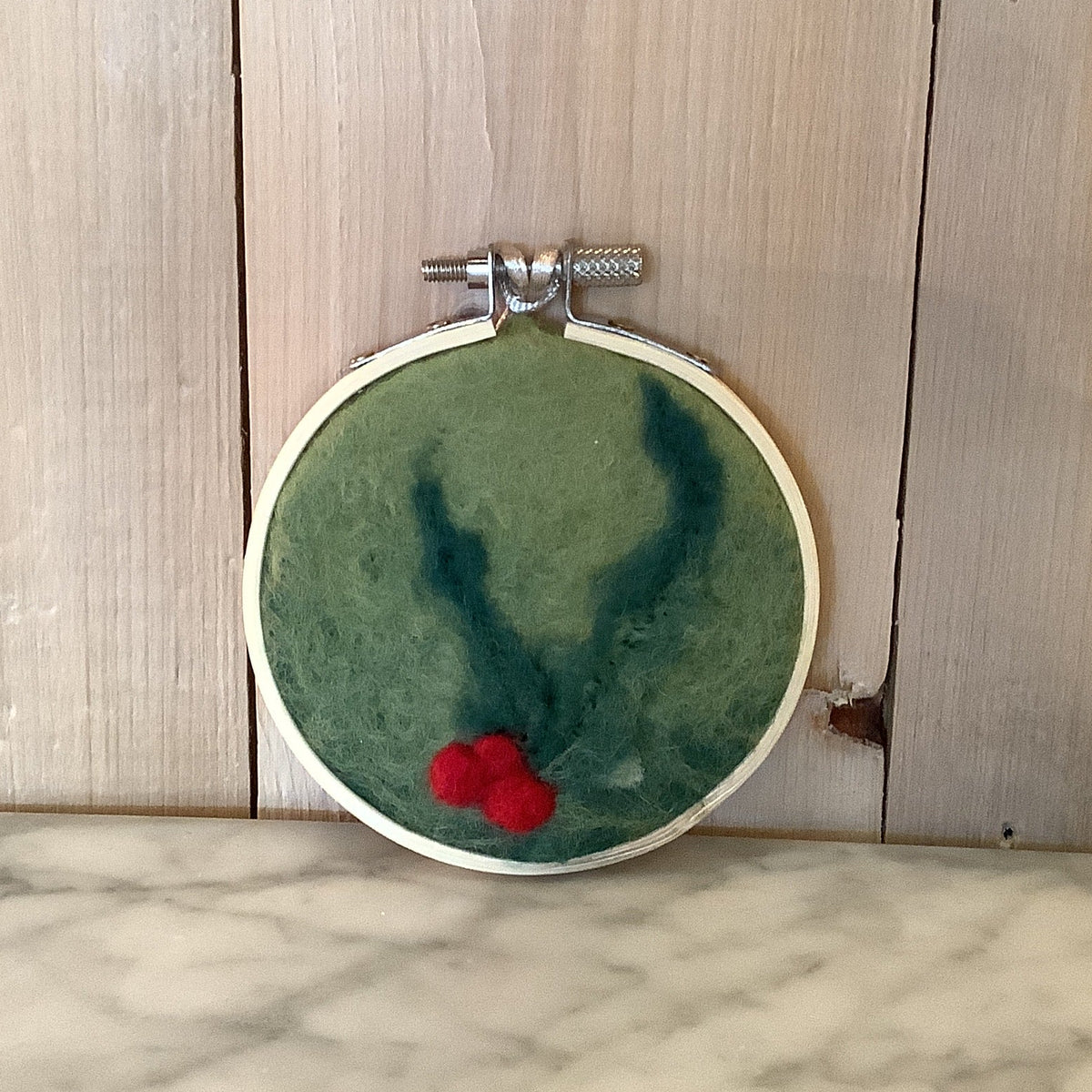 Oeuvres feutrées de Noël/hiver