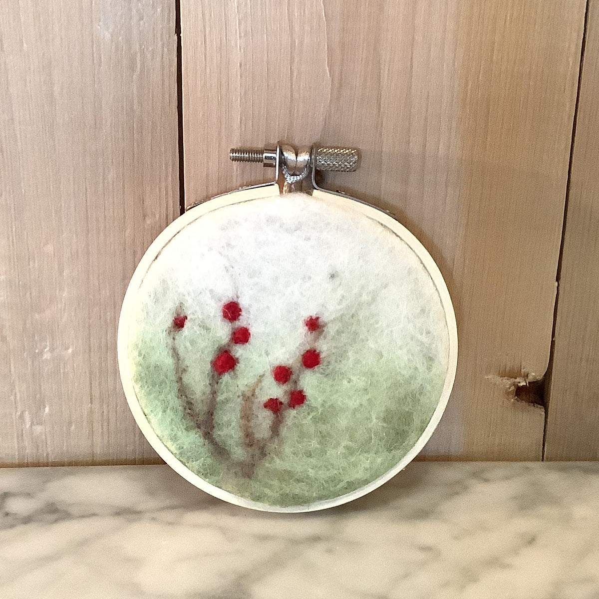 Oeuvres feutrées de Noël/hiver