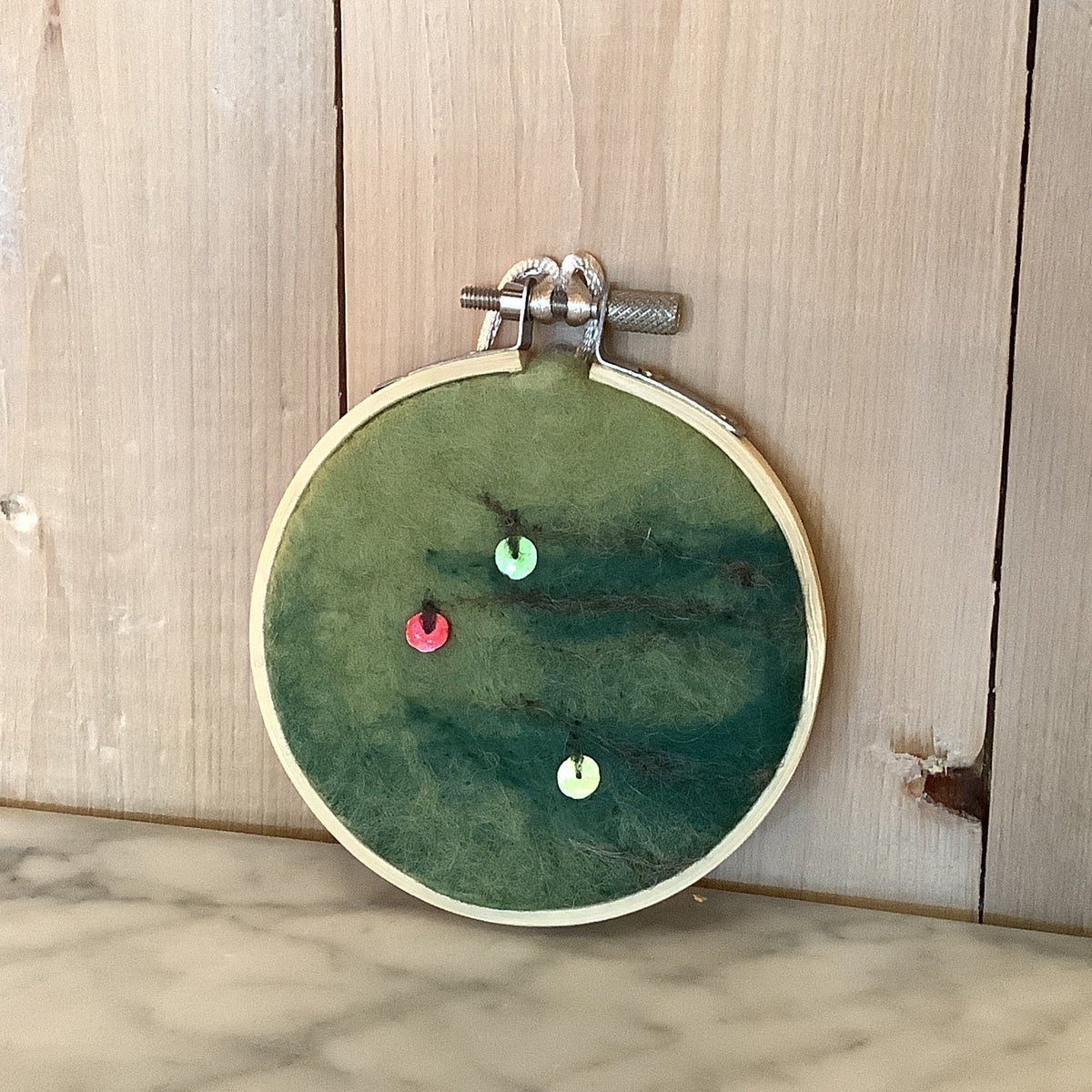 Oeuvres feutrées de Noël/hiver