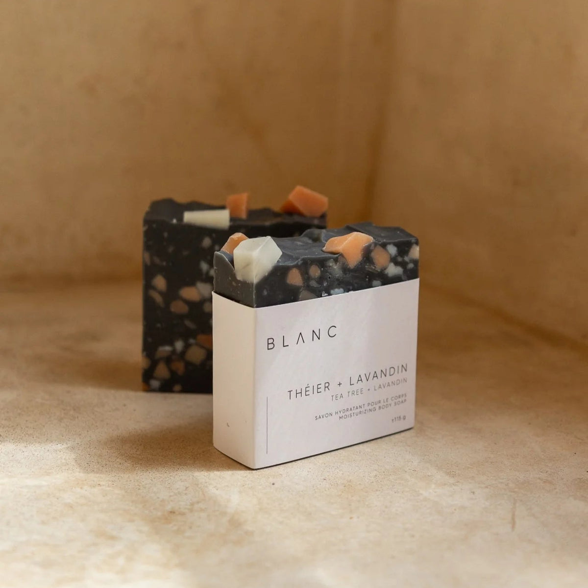 Savon hydratant pour le corps - Théier + Lavandin