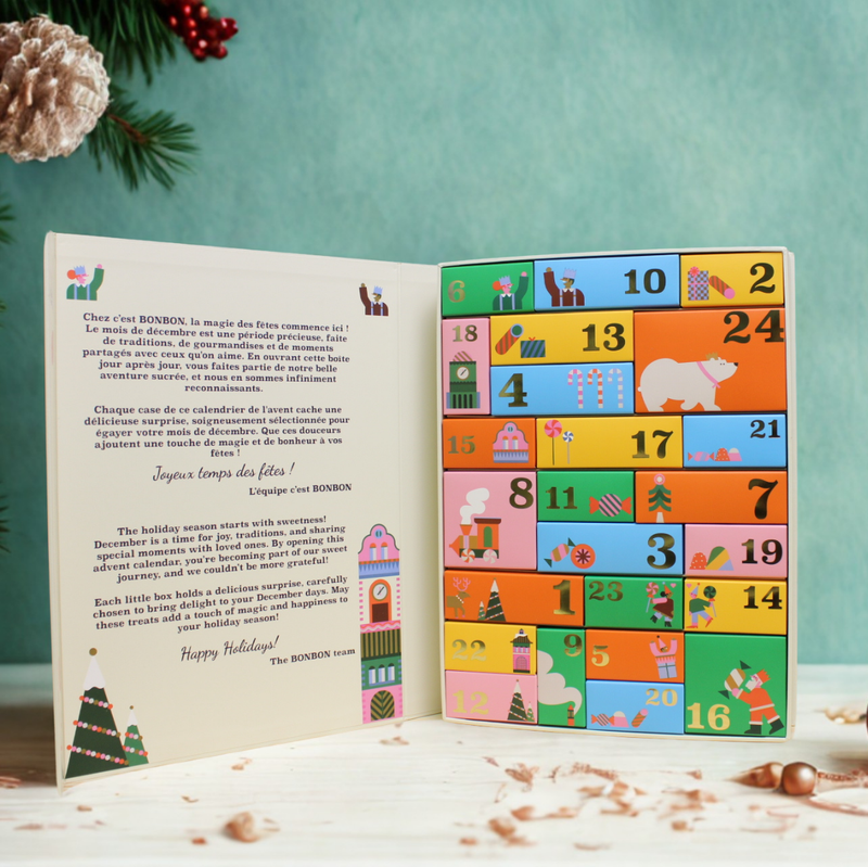 Le calendrier de l'avent - La boîte à BonBons