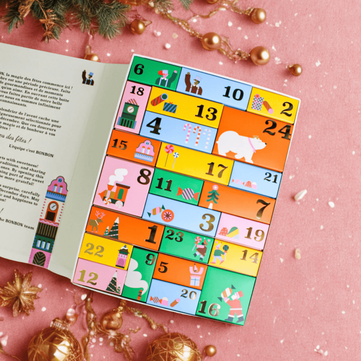 Le calendrier de l'avent - La boîte à BonBons