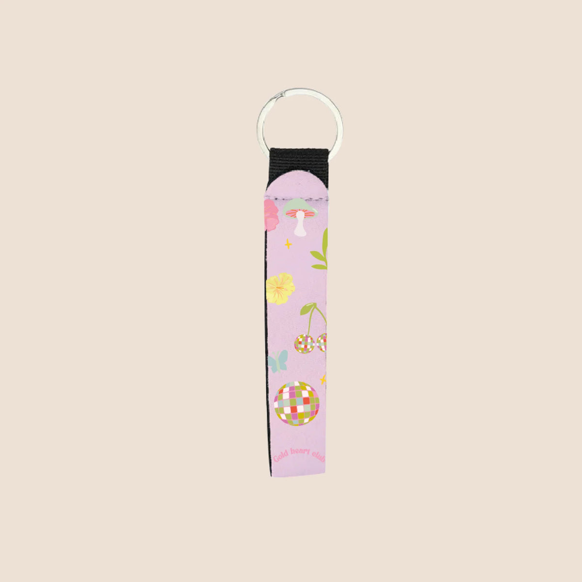 Porte-clé de poignet - Gold Heart Club