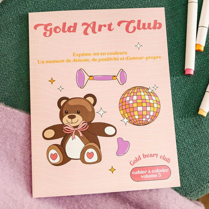 Livre à colorier Gold Art Club