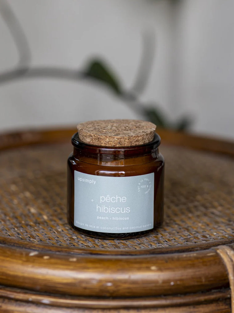 Bougies boisées 4oz