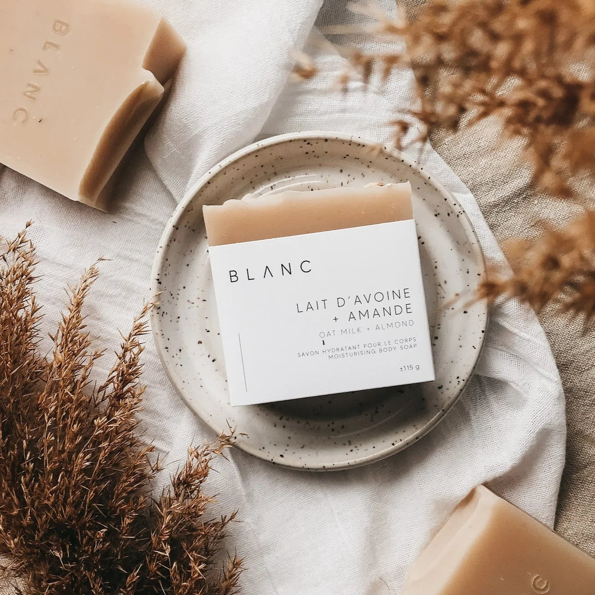 Savon hydratant pour le corps - Lait d&#39;avoine + Amande
