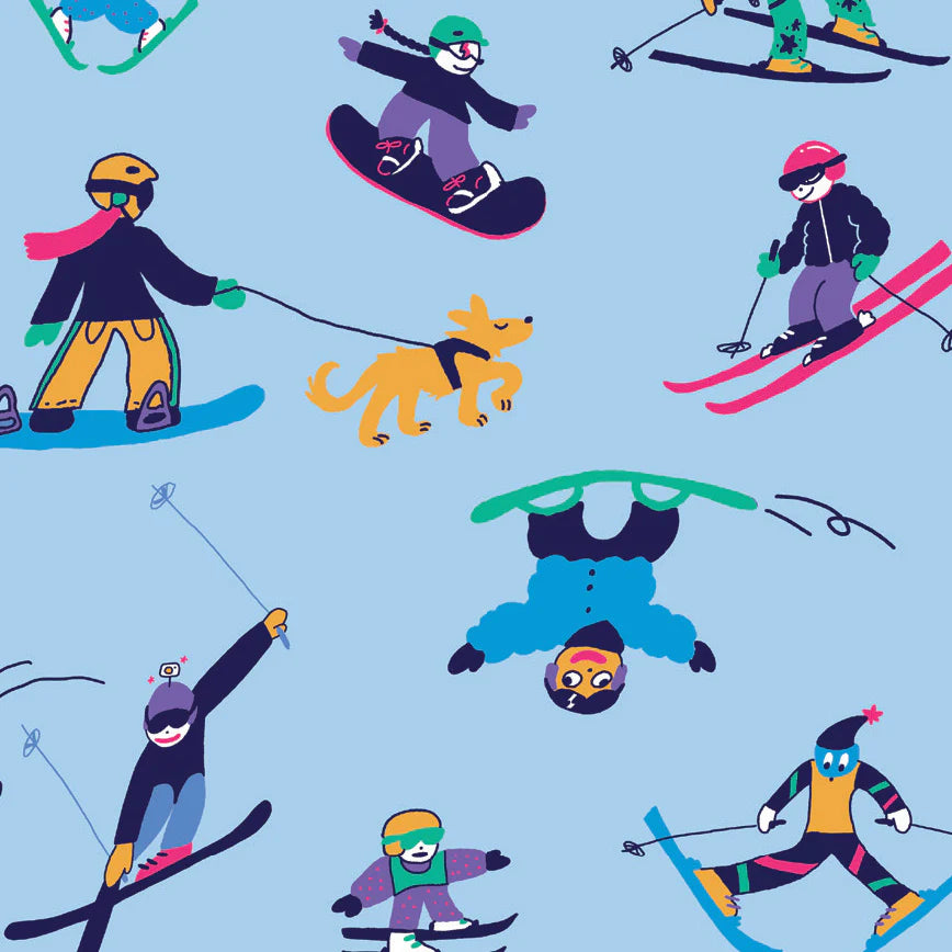PENTE DE SKI — Carte postale