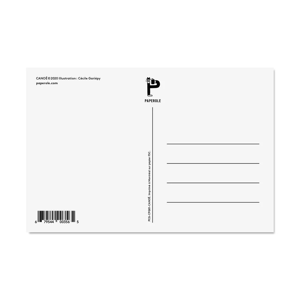 CANOË — Carte postale