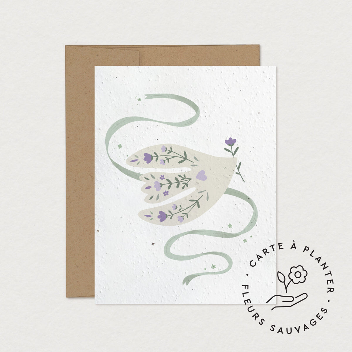Cartes de souhaits à planter variées