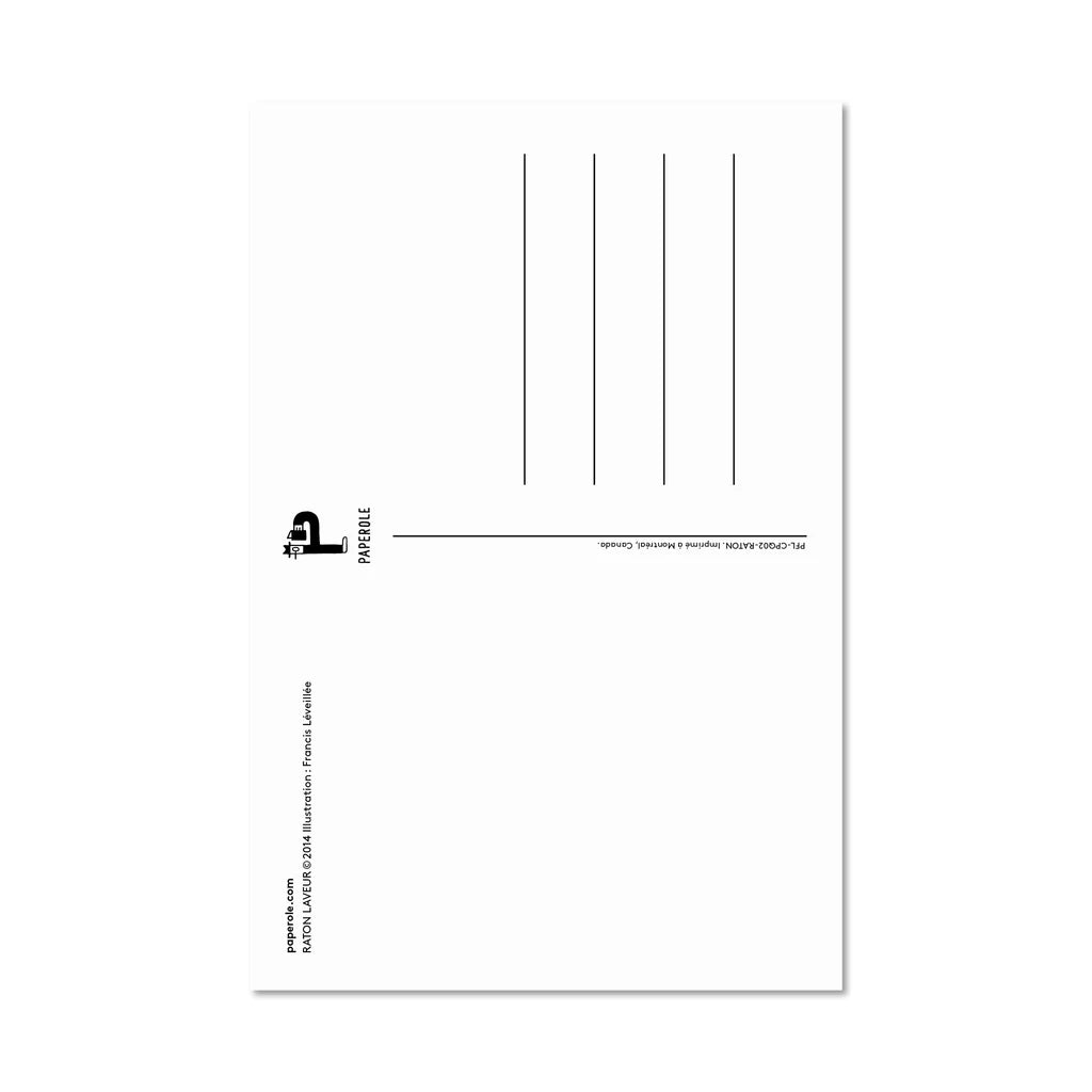 RATON LAVEUR — Carte postale