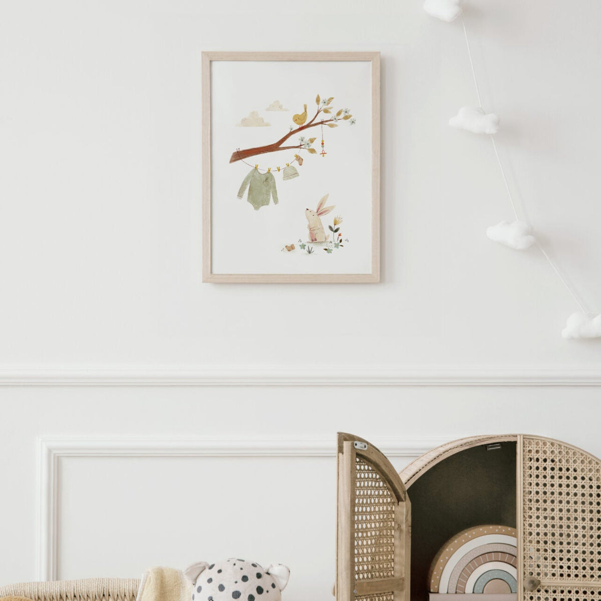 Carte géante 4-en-1 pour shower de bébé