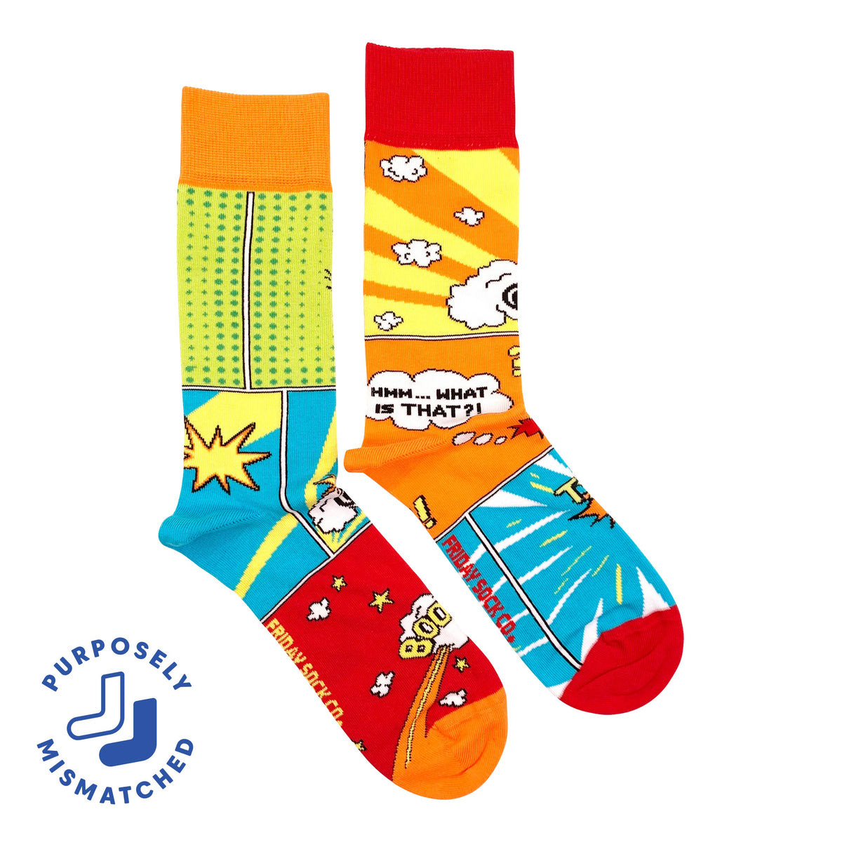 Chaussettes de bande dessinée pour hommes