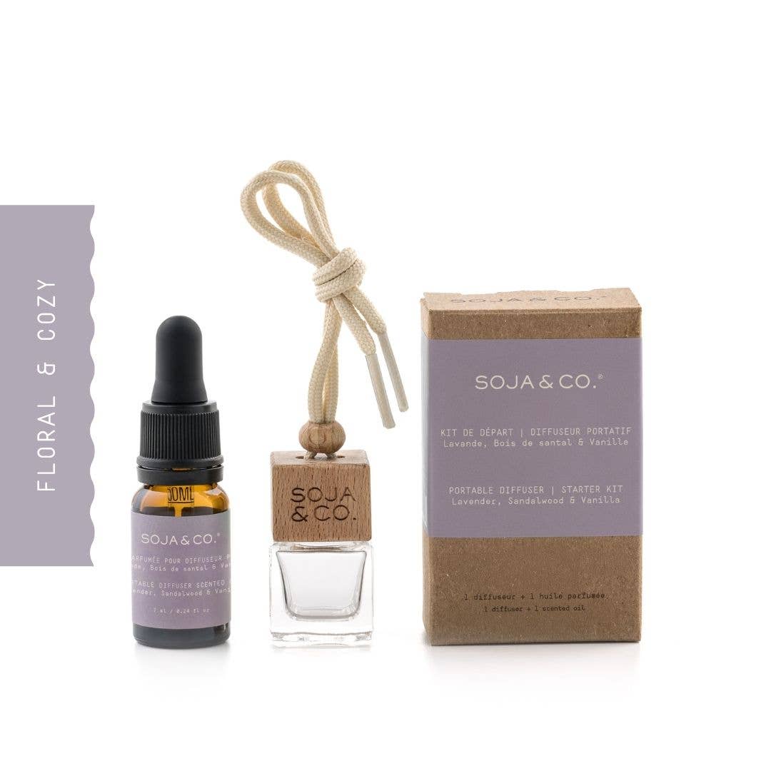 Diffuseur portatif | Lavande, Bois de santal & Vanille