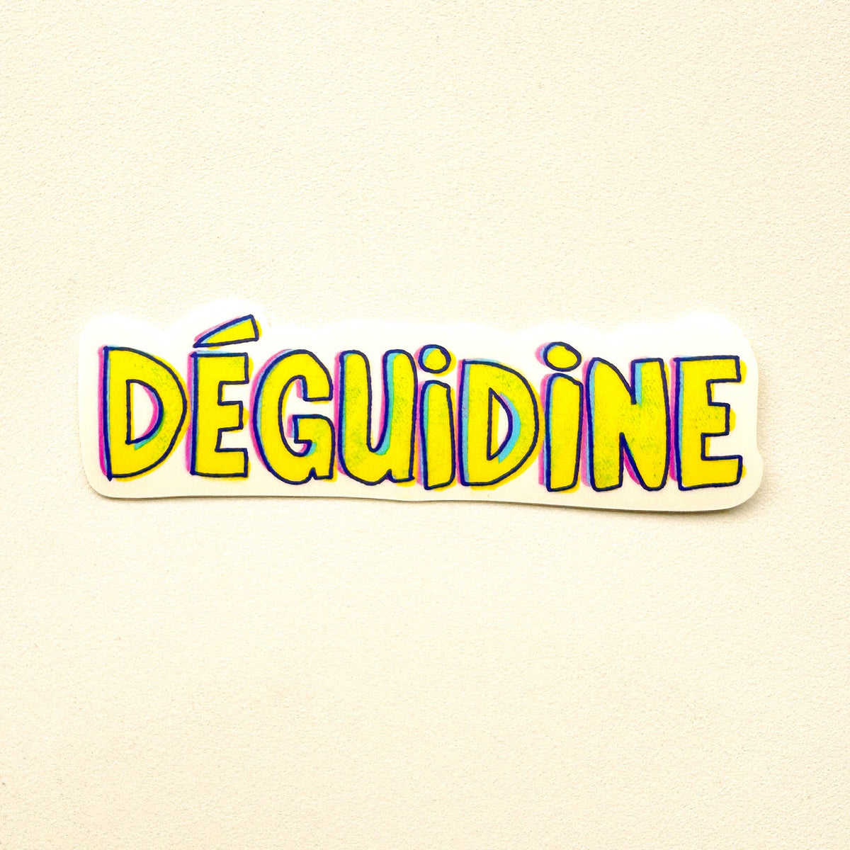 Autocollant - Déguidine