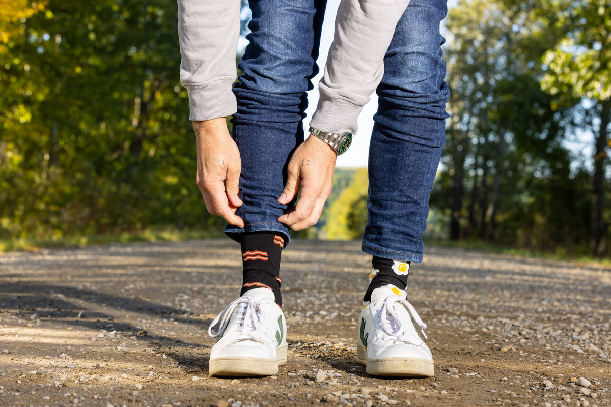 Chaussettes Bacon & Œufs pour Hommes
