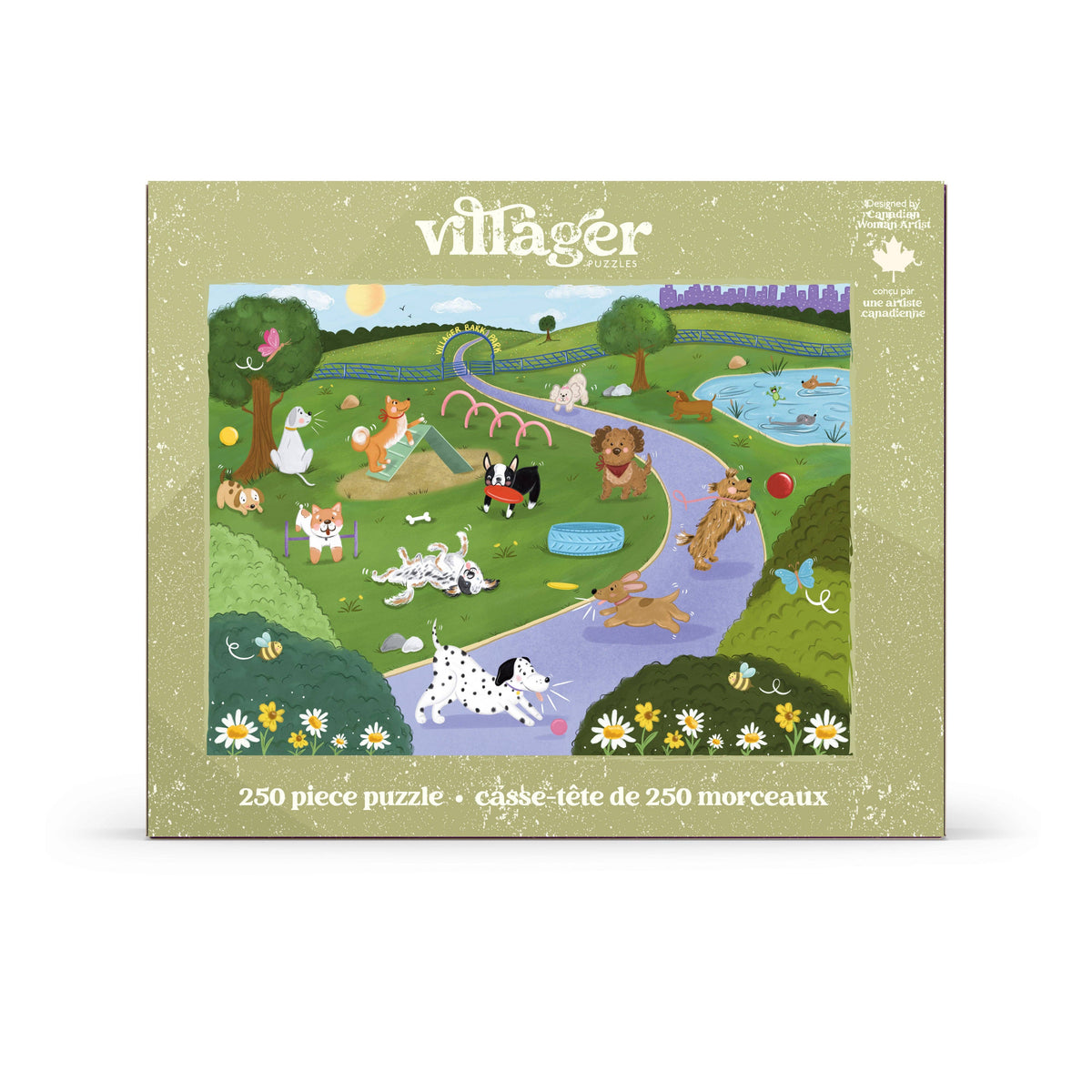 Parc pour chiens | Puzzle de 250 pièces |