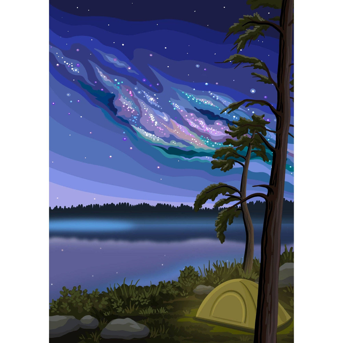 Northern Camping | Puzzle de 1000 pièces | Conçu au Canada