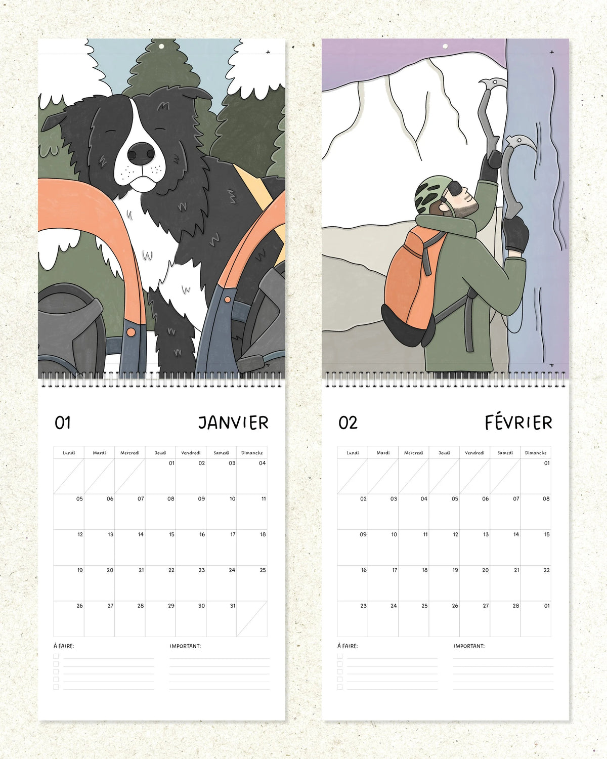 Calendrier 2026 - La Frisée qui bricole