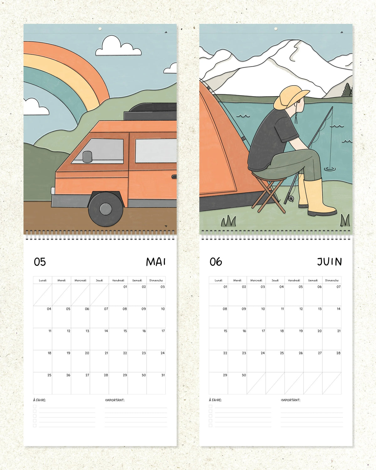 Calendrier 2026 - La Frisée qui bricole