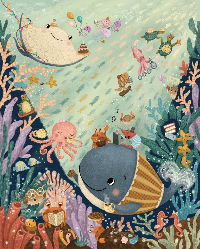 Puzzle de 100 pièces : Contes des profondeurs